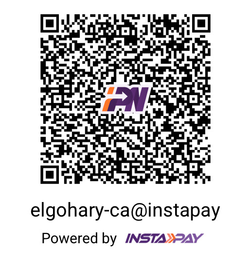 كود إنستاباي للتحويل إلى elgohary-ca@instapay